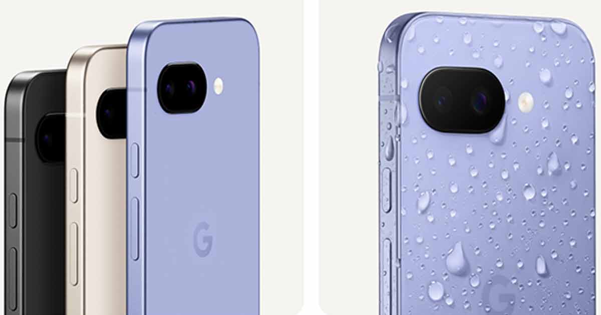 Google Pixel 9a flaunting its colors